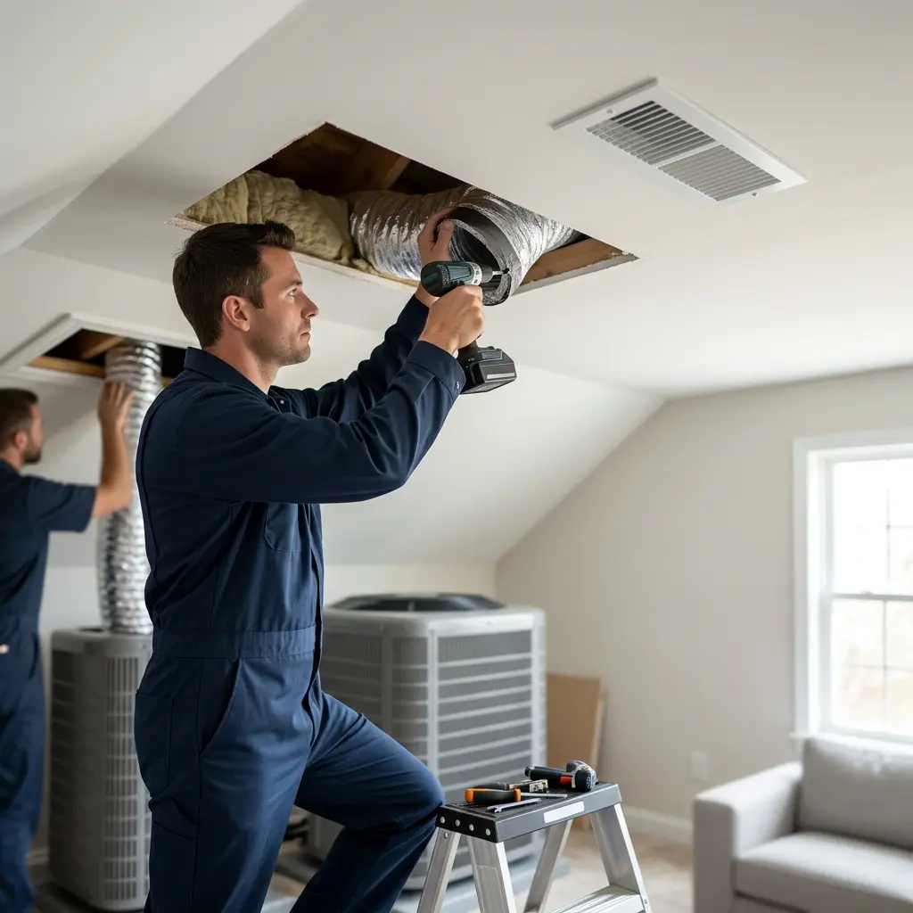 Comment se déroule l'installation gainable à Colombes ?