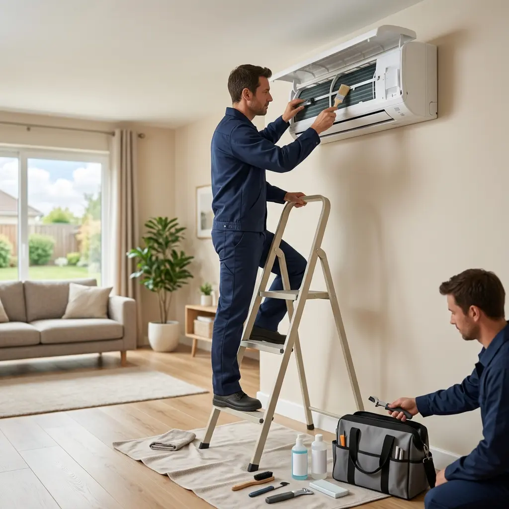 Comment se déroule l'installation de climatisation à Lisses ?
