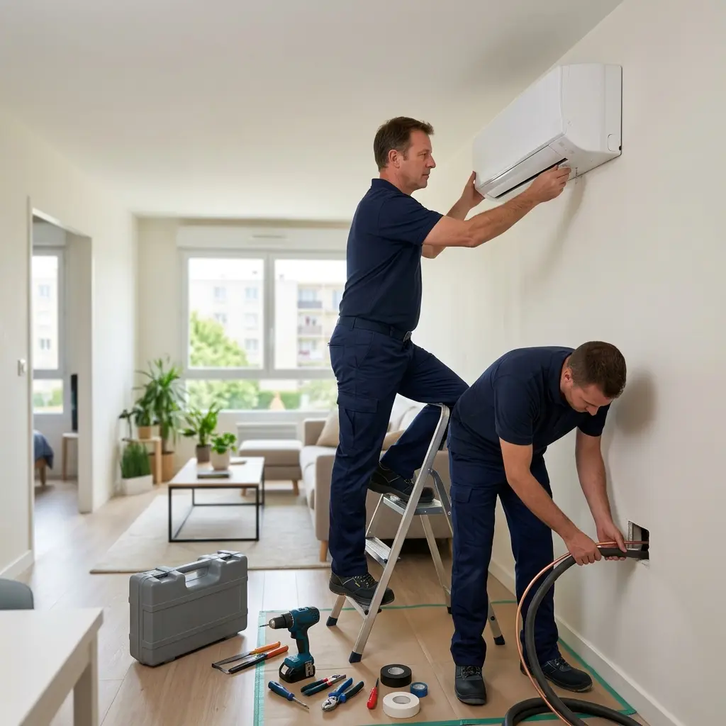 Comment se déroule la pose d'un multi-split à Sevran ?