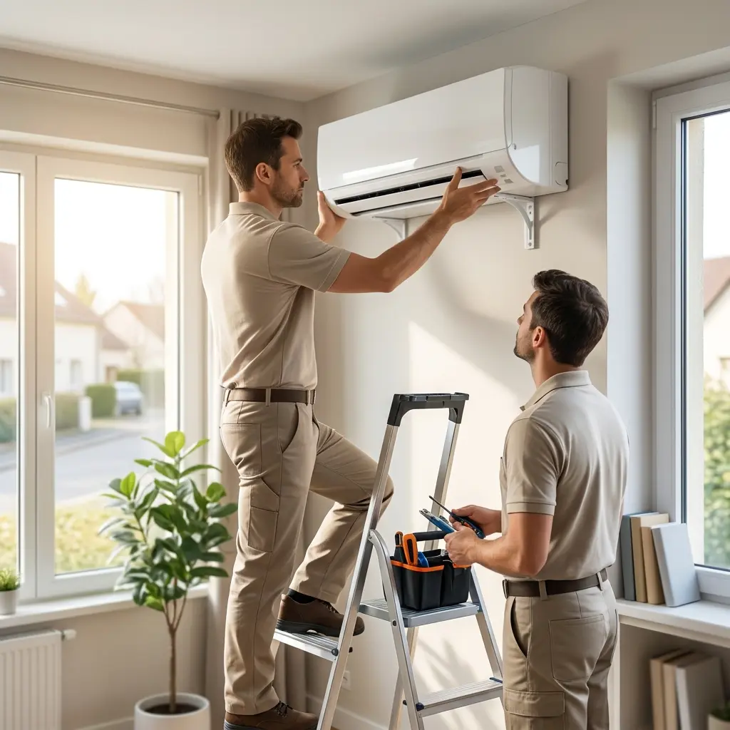 Comment se déroule la pose d'un climatiseur à Roissy-en-France ?