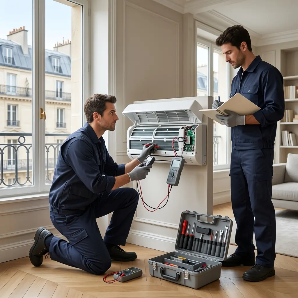 Code erreur climatisation Paris 1 (75001)