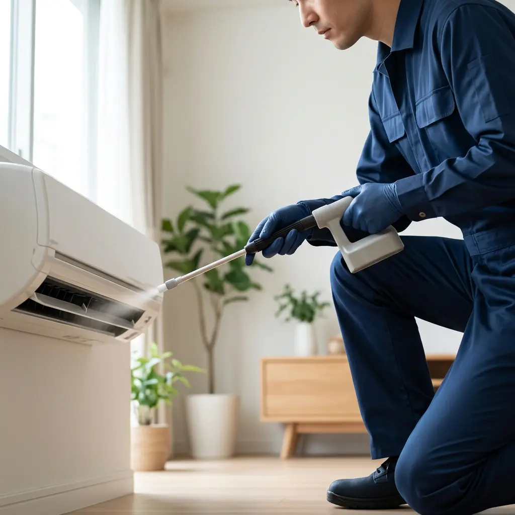 Comment se déroule la désinfection climatisation à Chars ?