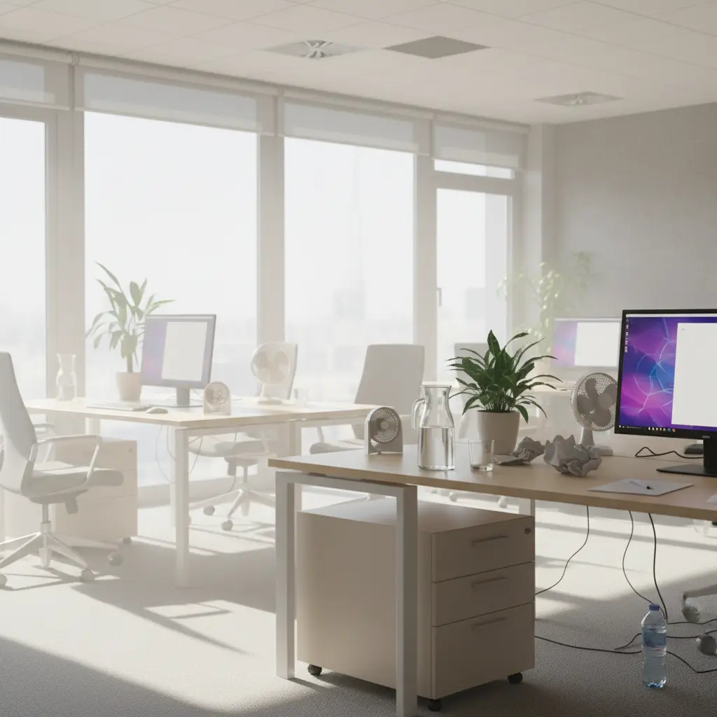 Inconfort thermique dans le bureau