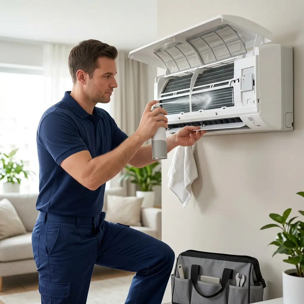 Comment nous procédons pour éliminer l’odeur de climatisation à Marcoussis
